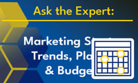 A sample webinar event listing. Text overlaid says: 